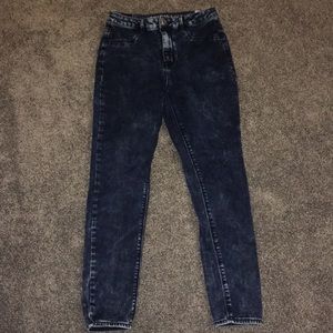 Dark white wash jeans